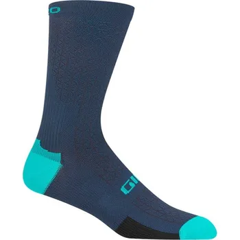 Pánské ponožky Ponožky GIRO HRC Team Phantom Blue/Screaming Teal AD Velikost: L