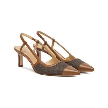 Dámské lodičky Lodičky MICHAEL Michael Kors Alora Toe Cao Mid Sling 40R6AOMS1B Hnědá 35