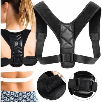 Korektor držení těla černý L univerzální