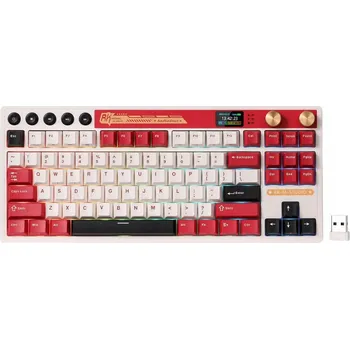 Klávesnice Mechanická klávesnice RK M87 Famicom - Béžová, spínače [Typ spínače]