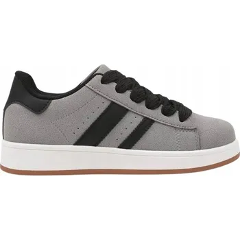 Dámské tenisky Dámské tenisky Kožené boty Šedé s proužky Adidas Pohodlné Módní Velikost 39