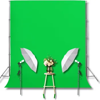 Obraz Fotografické pozadí zelené 150x220 cm, látkové bavlněné plátno pro studio