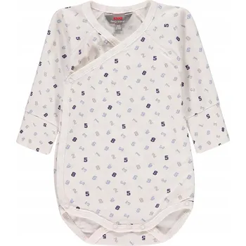 Kojenecký body Kojenecké body s dlouhým rukávem, zavinovací, bílé, Kanz, vel. 44