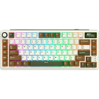 Klávesnice Mechanická klávesnice RK ROYAL KLUDGE RK L75, barva palm green (zelená palma)