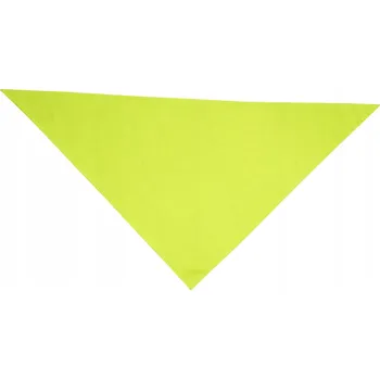 Šátek Šátek Zelený -Limetka e-bavlna trojúhelníkový 100×70 cm šátek do školy.