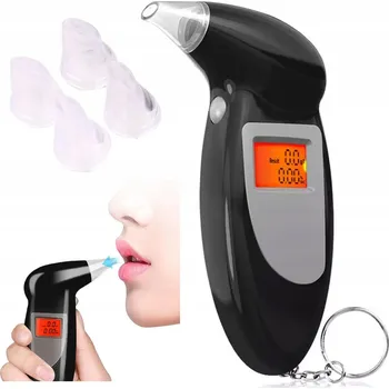 Alkohol tester Digitální alkohol tester s LCD displejem, měří promile + náustky
