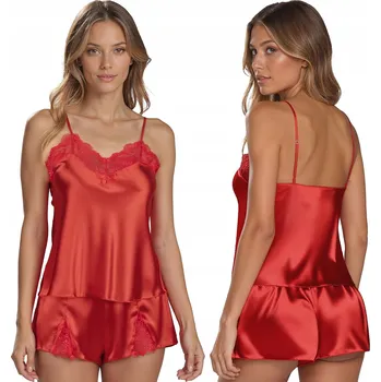 Dámské pyžamo Vivisence dámské pyžamo polyester červené, velikost XXL