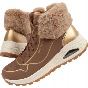 Dámské tenisky SKECHERS DÁMSKÉ SPORTOVNÍ ZATEPLENÉ BOTY UNO RUGGED FALL SHIMMER 36