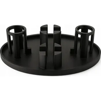 Odkapávač na nádobí ODKAPÁVAČ STOJAN ČERNÝ NA 2 LÁHVE PLASTOVÉ PRO SODA STREAM BRITA