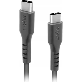 Datový kabel Kabel SBS USB-C - USB-C 3 m šedý