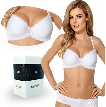 Podprsenka Podprsenka push-up Nipplex Patricia II Bílá 65H