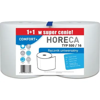 Utěrka Papírové utěrky celulóza Horeca v balení 2 ks bílé