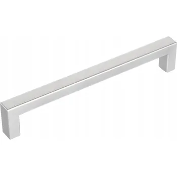 Nábytkové kování Nábytková úchytka Čtverec 160mm stříbrná + vruty