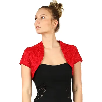 Bolerko TopMode Dámské krajkové bolerko s krátkým rukávem 517627