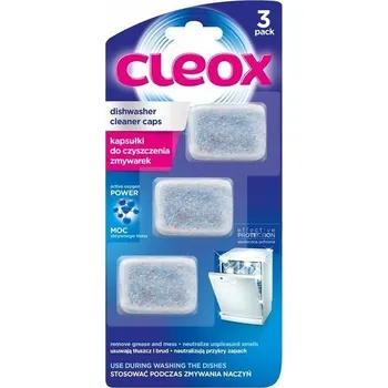 Přípravek do myčky CLEOX - Kapsle do čištění myčky nádobí 3 ks