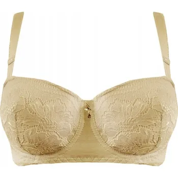 Podprsenka Intimidao podprsenka bardotka, balkonetka béžová velikost 90E