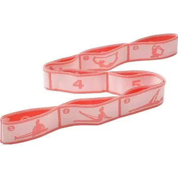 Elastická odporová fitness guma | pás - Růžový