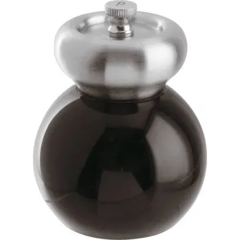 Mlýnek na koření Sambonet Paderno Industrie s.p.a. MLÝNEK NA PEPŘ, zn. ARTHUR KRUPP, výška 10 cm, akrylát/nerezová ocel/černá