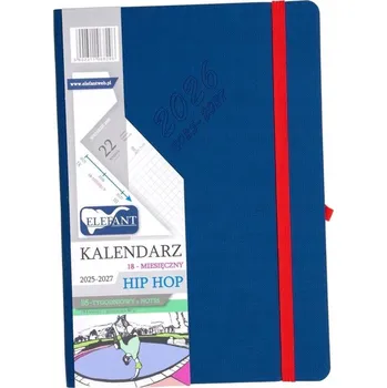 Kalendář Knižkový kalendář 2026 B5 Elefant modrý