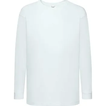 Chlapecké tričko Fruit of the Loom dětské tričko bílé bavlna velikost 50 (do 50 cm)