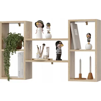 Knihovna Police laminovaná deska EstiloHome 102,2 x 18 cm dub sonoma