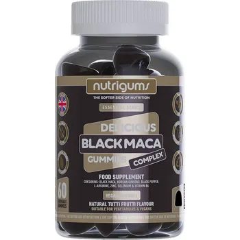 Přírodní produkt Nutrigums Limited Black Maca 60 žvýkacích želé