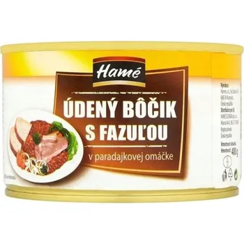 Hotové jídlo Hamé uzený bůček s fazolí 400g