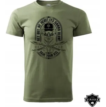 Pánská móda Pánské tričko s kulatý výstřihem STRIKER, velikost 3XL