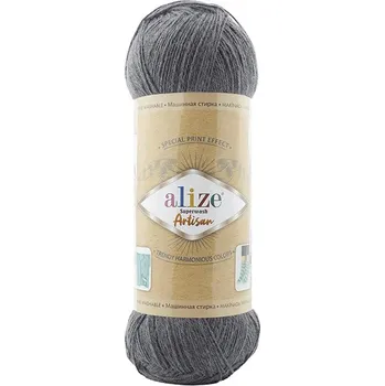 Příze Vlna Alize Artisan Superwash 871 nikl