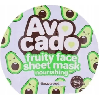 Pleťová maska Korejská pleťová maska The Beauty Dept. hydratační avokádo