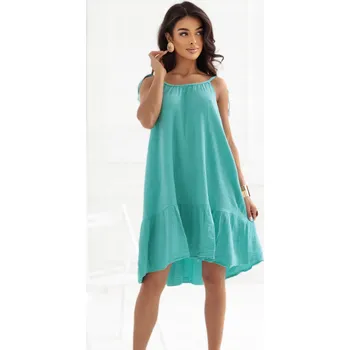 Dámské šaty Och Bella šaty pro běžné nošení, boho mini, univerzální velikost