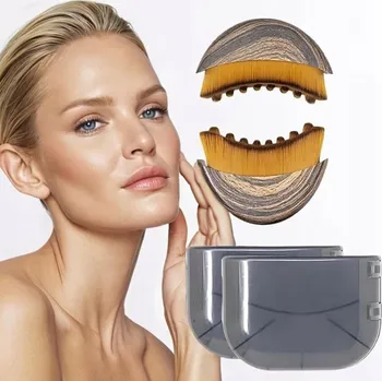 Masážní přístroj Manuální masážní kartáč, béžový, voděodolný