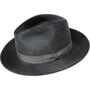 Klobouk Klobouk Bailey Criss – Černá Fedora Velikost: 57 cm (M)