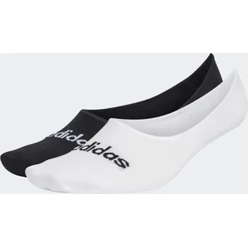 Pánské ponožky Adidas Bavlněné Ponožky Bílé a černé 2P Kotníkové Ponožky HT3448 VEL. 40-42