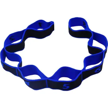 Elastická odporová fitness guma | pás - Modrá 90 cm