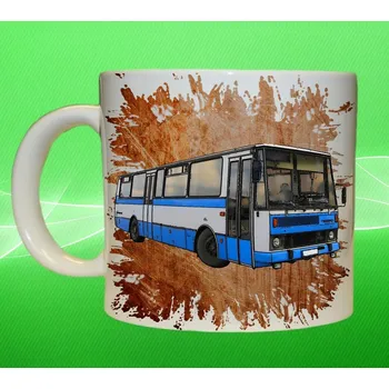 Moon River hrnek s autobusem KAROSA C 734 oranžový 330 ml