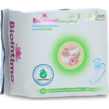 BIOINTIMO Aniontové hygienické vložky intimky, 20 ks