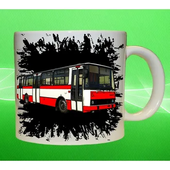 hrnek s autobusem KAROSA B 732 černý 450 ml