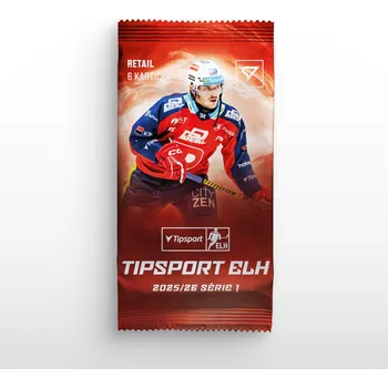 Sběratelská karetní hra Sportzoo Tipsport ELH 2025/26 Series 1 Retail balíček