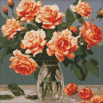 Obraz Sada 5D DIAMANTOVÁ VÝŠIVKA na Rámu Diamond Painting Mozaika 30x30 IDEYKA