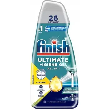 Gel do myčky Finish Ultimate Allin1 gel gel do myčky Limone +igiene 5 60 Ml
