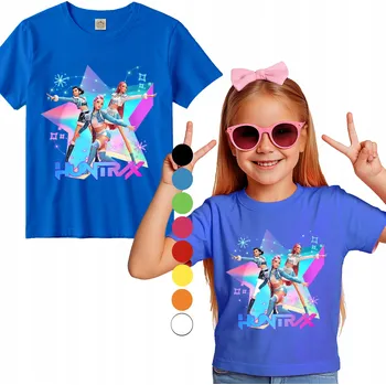 Chlapecké tričko Dětské tričko Kpop Demon Hunters Huntrix T-Shirt XL 164cm VZOR 9