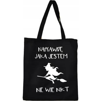 Kabelka Agrafka kabelka shopper polyester černá