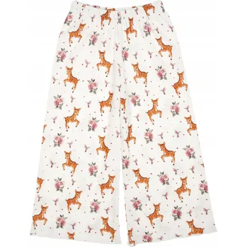 Dívčí kalhoty Dívčí kalhoty srnka krémové Nicol, vel. 104