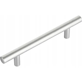 Nábytkové kování Nábytková úchytka reling Stříbrná 150/96 + vruty