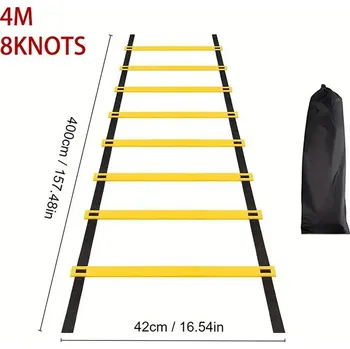 Tréninkový rychlostní žebřík pro koordinaci | trénink - Žlutá-4M