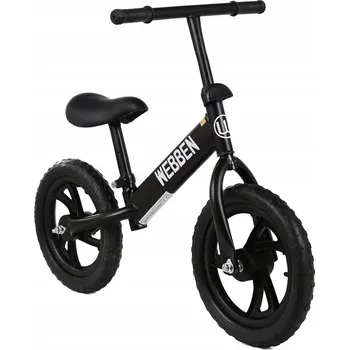 Odrážedlo Černý lehký odrážedlo pro děti – odrážedlo pro roční dítě, kola 12 palců