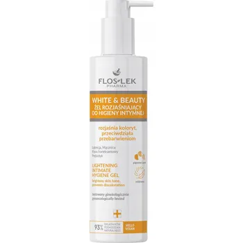 Intimní hygienický prostředek Flos-Lek White&Beauty, rozjasňující gel pro intimní hygienu, 225 ml