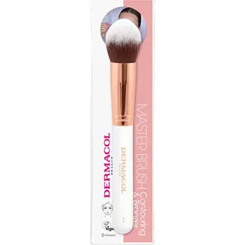 Kosmetický štětec Dermacol Rose Gold D53 Brush - Kosmetický štětec na pudr a kontury s pouzdrem