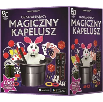 Hlavolam Kouzelnický klobouk s triky, 150 kouzel Hanky Panky Cartamundi